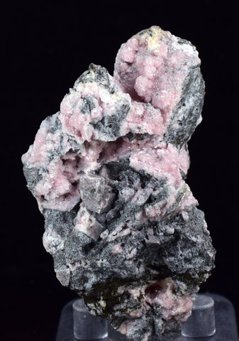 6.2cms RHODOCHROSITE ROSETTE QUARTZ Peru Crystals Collector Mineral Specimen R745