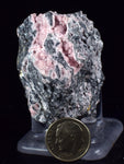 4.5cms RHODOCHROSITE ROSETTE QUARTZ Peru Crystals Collector Mineral Specimen R749