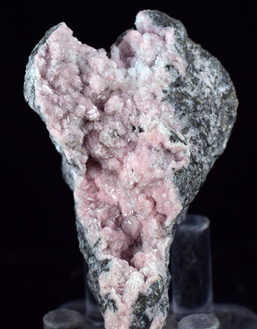 5.6cms RHODOCHROSITE ROSETTE QUARTZ Peru Crystals Collector Mineral Specimen R751