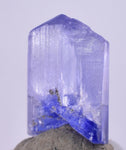 3carats GEM TANZANITE CRYSTAL Zoisite High Yield Gemstone  Merelani Hills Tanzania Unheated Terminated Mineral Specimen T453