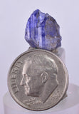 6carats GEM TANZANITE CRYSTAL Zoisite High Yield Gemstone  Merelani Hills Tanzania Unheated Terminated Mineral Specimen T454