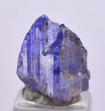 6carats GEM TANZANITE CRYSTAL Zoisite High Yield Gemstone  Merelani Hills Tanzania Unheated Terminated Mineral Specimen T454