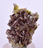 3.5cms AXINITE QUARTZ CRYSTALS Cluster Prehnite Peru Mineral Specimen Collectors A592