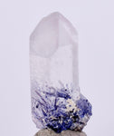 1.5Carats BLUE DUMORTIERITE in QUARTZ  Gem Polished Acicular Pendant Cabochon Mineral Specimen U591