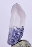 1.5Carats BLUE DUMORTIERITE in QUARTZ  Gem Polished Acicular Pendant Cabochon Mineral Specimen U591