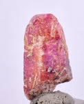 18cts RUBY CRYSTAL CORUNDUM Natural Rough Red Tanzania Mineral Specimen Y85