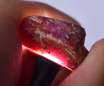 18cts RUBY CRYSTAL CORUNDUM Natural Rough Red Tanzania Mineral Specimen Y85