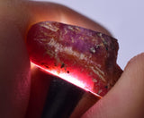 18cts RUBY CRYSTAL CORUNDUM Natural Rough Red Tanzania Mineral Specimen Y85