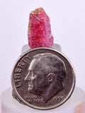 5.5cts RUBY CRYSTAL CORUNDUM Natural Rough Red Tanzania Mineral Specimen Y87