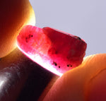 5cts RUBY CRYSTAL CORUNDUM Natural Rough Red Tanzania Mineral Specimen Y88