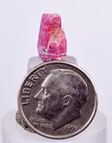 5cts RUBY CRYSTAL CORUNDUM Natural Rough Red Tanzania Mineral Specimen Y88