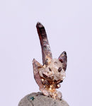 0.6cms NATIVE SILVER WIRES  Peru Mineral Specimen H373