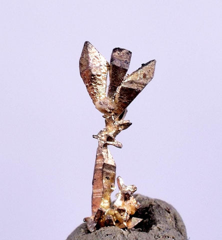 0.7cms NATIVE SILVER WIRES  Peru Mineral Specimen H374