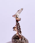 0.6cms NATIVE SILVER WIRES  Peru Mineral Specimen H377