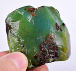 71gr GEM SILICA CHRYSOCOLLA Emeraldine Lily Mine Peru Scenic Quartz Malachite Chalcedony Emerald Jade Color S125