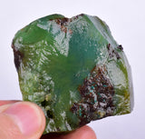 71gr GEM SILICA CHRYSOCOLLA Emeraldine Lily Mine Peru Scenic Quartz Malachite Chalcedony Emerald Jade Color S125