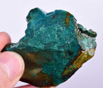 47grs GEM SILICA CHRYSOCOLLA Emeraldine Lily Mine Peru Scenic Quartz Malachite Chalcedony Emerald Jade Color S127