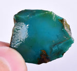 4.9grs GEM SILICA CHRYSOCOLLA Emeraldine Lily Mine Peru Scenic Quartz Malachite Chalcedony Emerald Jade Color S132
