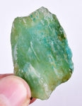 14grs GEM SILICA CHRYSOCOLLA Emeraldine Lily Mine Peru Scenic Quartz Malachite Chalcedony Emerald Jade Color S133