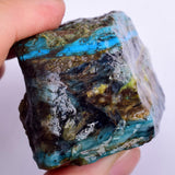 114grs BLUE OPAL ROUGH Peru Scenic Quality Jewelry Collector O791