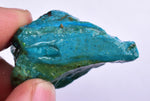 32grs BLUE OPAL ROUGH Peru Scenic Quality Jewelry Collector O792