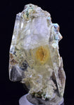 5.7cms SELENITE CRYSTALS CHRYSOCOLLA Lily Mine Peru Gypsum Mineral Specimen T460
