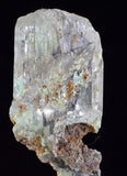 4.8cms SELENITE CRYSTALS CHRYSOCOLLA Lily Mine Peru Gypsum Mineral Specimen T461