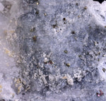 16cms QUARTZ CALCITE PYRITE Peru Crystals Old Stock Collector  Mineral Specimen Q386
