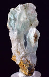 6.9cms SELENITE CRYSTALS CHRYSOCOLLA Lily Mine Peru Gypsum Mineral Specimen T464