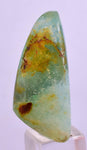 29.5carats BLUE OPAL TUMBLED Pendant Wire Wrap Caribean Turquoise Color Peru B102