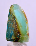 29.5carats BLUE OPAL TUMBLED Pendant Wire Wrap Caribean Turquoise Color Peru B102