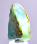 29.5carats BLUE OPAL TUMBLED Pendant Wire Wrap Caribean Turquoise Color Peru B102