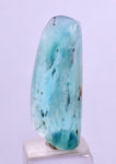 5.5carats BLUE OPAL CABOCHON Pendant Wire Wrap Caribean Turquoise Color Peru B104