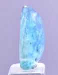 4carats BLUE OPAL CABOCHON Pendant Wire Wrap Caribean Turquoise Color Peru B105