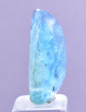 4carats BLUE OPAL CABOCHON Pendant Wire Wrap Caribean Turquoise Color Peru B105