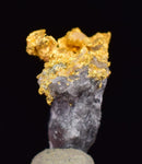 0.7cms NATIVE GOLD QUARTZ of the Incas Thumbnail Aesthetic Wire Gem Crystal Smoky Quartz Peru Rare Mineral Specimen L265