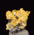 0.7cms NATIVE GOLD QUARTZ of the Incas Thumbnail Aesthetic Wire Gem Crystal Smoky Quartz Peru Rare Mineral Specimen L265