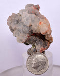 4cms PREHNITE  EPIDOTE CRYSTALS Tourmaline Zoisite Peru Mineral Specime UE196