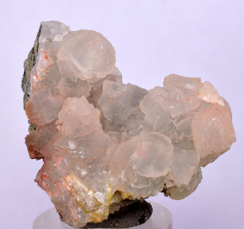 4.1cms PREHNITE  EPIDOTE CRYSTALS Tourmaline Zoisite Peru Mineral Specime UE198