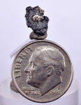 0.9cms NATIVE SILVER WIRES Peru Uchuchaccua Mine 2000 Discovery Mineral Specimen H369