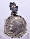 0.9cms NATIVE SILVER WIRES Peru Uchuchaccua Mine 2000 Discovery Mineral Specimen H369