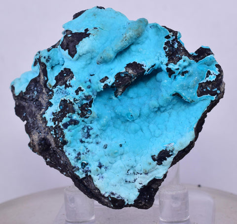 5.2cms CHRYSOCOLLA GRAPE BOTRYOIDAL Premium Peru Spheres Crystals Blue Color Cluster Stalactite C27