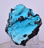 5.2cms CHRYSOCOLLA GRAPE BOTRYOIDAL Premium Peru Spheres Crystals Blue Color Cluster Stalactite C27