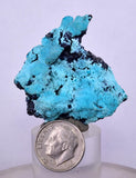4.3cms CHRYSOCOLLA GRAPE BOTRYOIDAL Premium Peru Spheres Crystals Blue Color Cluster Stalactite C28