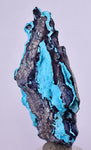 7.1cms CHRYSOCOLLA GRAPE BOTRYOIDAL Premium Peru Spheres Crystals Blue Color Cluster Stalactite C32