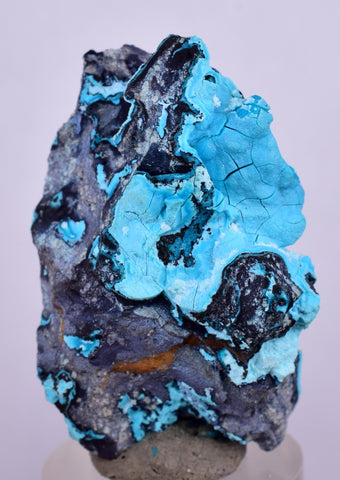 4.1cms CHRYSOCOLLA GRAPE BOTRYOIDAL Premium Peru Spheres Crystals Blue Color Cluster Stalactite C34