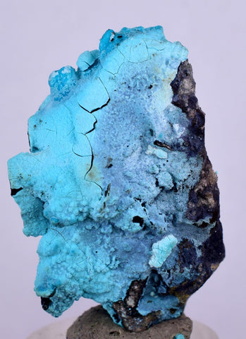 3.9cms CHRYSOCOLLA GRAPE BOTRYOIDAL Premium Peru Spheres Crystals Blue Color Cluster Stalactite C37