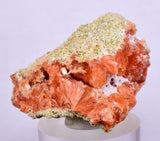 3.8cm RED ORANGE STILBITE Laumontite Crystals Peru Mineral Specimen F449