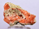 3.8cm RED ORANGE STILBITE Laumontite Crystals Peru Mineral Specimen F449