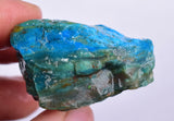 30grs BLUE OPAL ROUGH Peru Scenic Quality Jewelry Collector O799